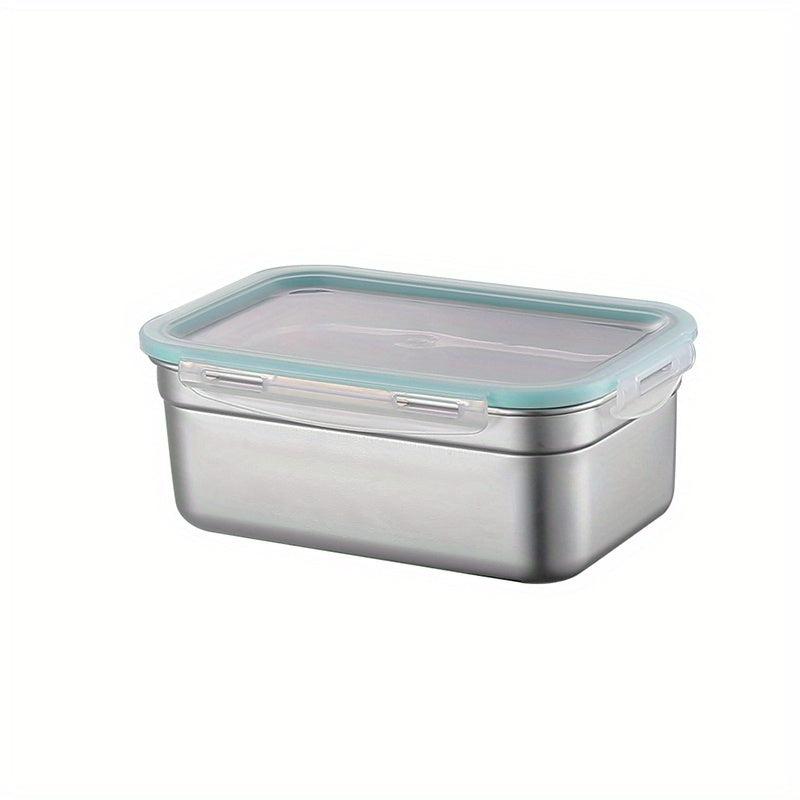 Stainless Steel Bento Box with Lid Sealed Leak-proof Food Storage Box