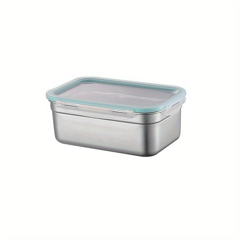 Stainless Steel Bento Box with Lid Sealed Leak-proof Food Storage Box