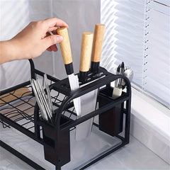 Countertop Dish Rack Cutting Board Bowl Plate Storage Rack