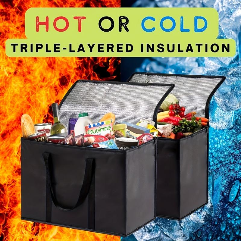 Insulated Reusable Grocery Bags 7 8 Gallon Hot & Cold Storage Bag