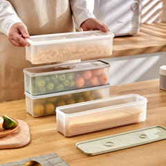 Plastic Pasta Container Sealed Refrigerator Noodle Box with Lid