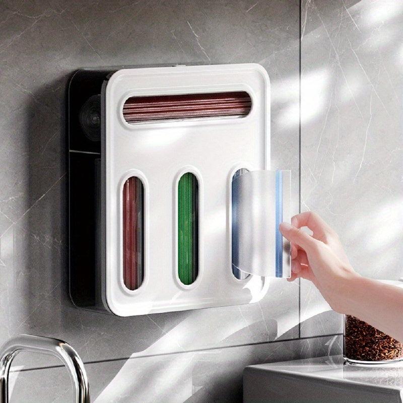 Ziplock Bag Organizer Wall Mounted Plastic Food Storage Drawer Organizer