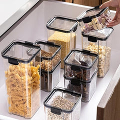 Leak Proof Food Storage Containers Set with Lids BPA Kitchen Pantry Organization