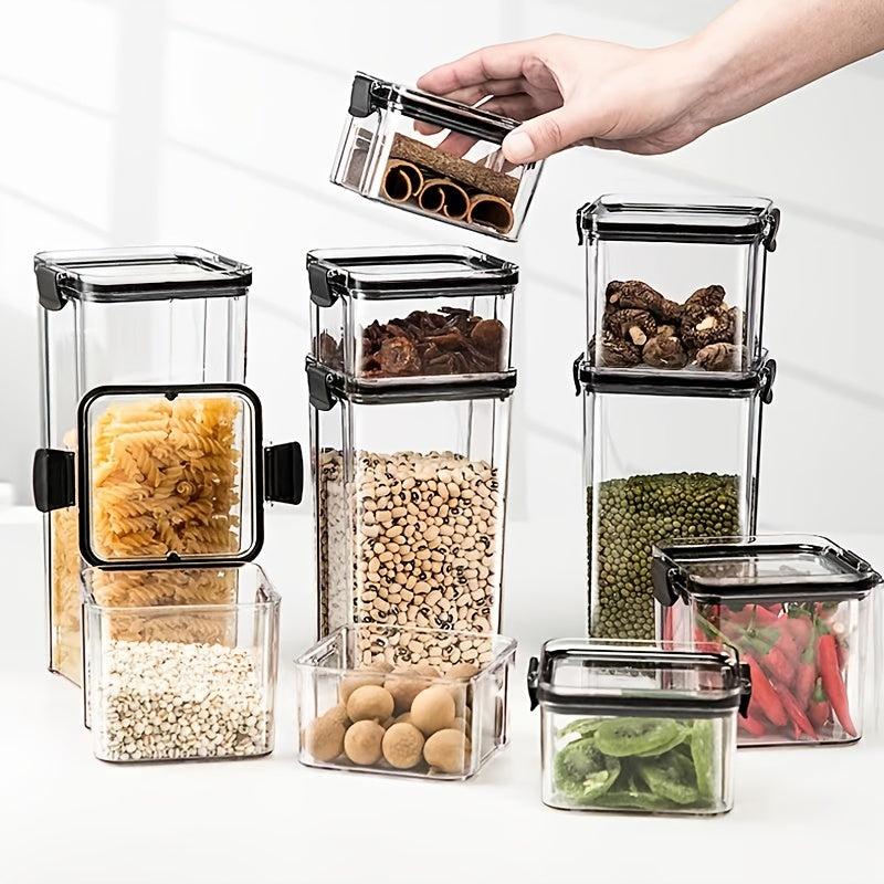 Leak Proof Food Storage Containers Set with Lids BPA Kitchen Pantry Organization