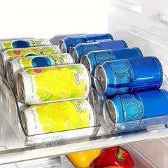 Refrigerator Beverage Storage Box Can Filling Sorting Organizer Rack