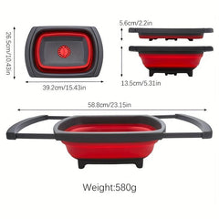 Collapsible Telescopic Basin for Camping and Travel