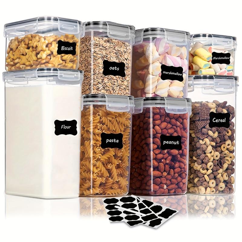 8Pcs Airtight Food Storage Containers Set With Lids BPA-Free