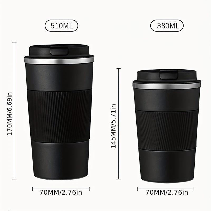 Stainless Steel Travel Coffee Mug, 12-17oz Thermal Cup, Vacuum Insulated