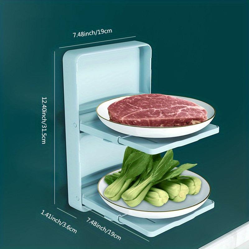Retractable Wall Mounted Serving Rack