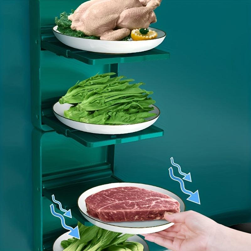 Retractable Wall Mounted Serving Rack