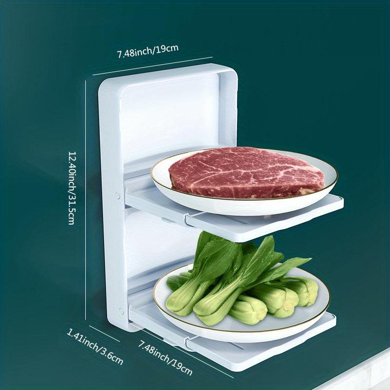 Retractable Wall Mounted Serving Rack