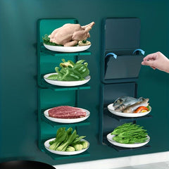 Retractable Wall Mounted Serving Rack