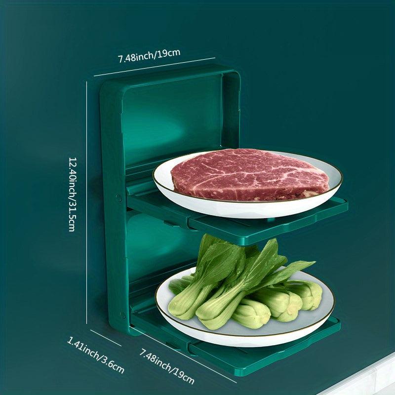 Retractable Wall Mounted Serving Rack