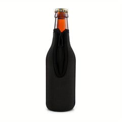 Beer Bottle Insulation Sleeve with Zipper Opening to Keep Beer and Hands Warm
