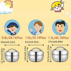 Stainless Steel Food Flask Insulated Lunch Box Leakproof Bento Box