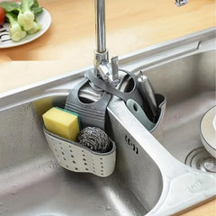 Kitchen Sink Drain Basket Sink Drain Rack Telescopic Tableware Drain Rack