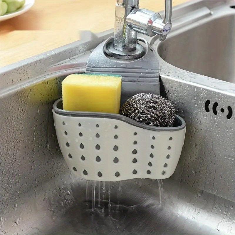 Kitchen Sink Drain Basket Sink Drain Rack Telescopic Tableware Drain Rack