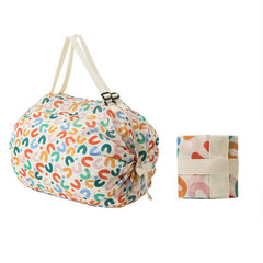 Reusable Shopping Bag Waterproof Grocery Tote Foldable Oxford Fabric