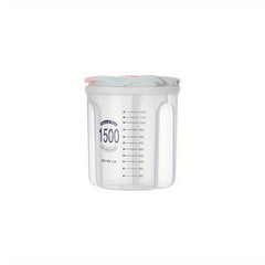 Plastic Grains & Cereals Storage Jar for Kitchen Use