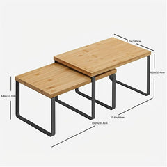 Stackable Kitchen Desk Shelves Set