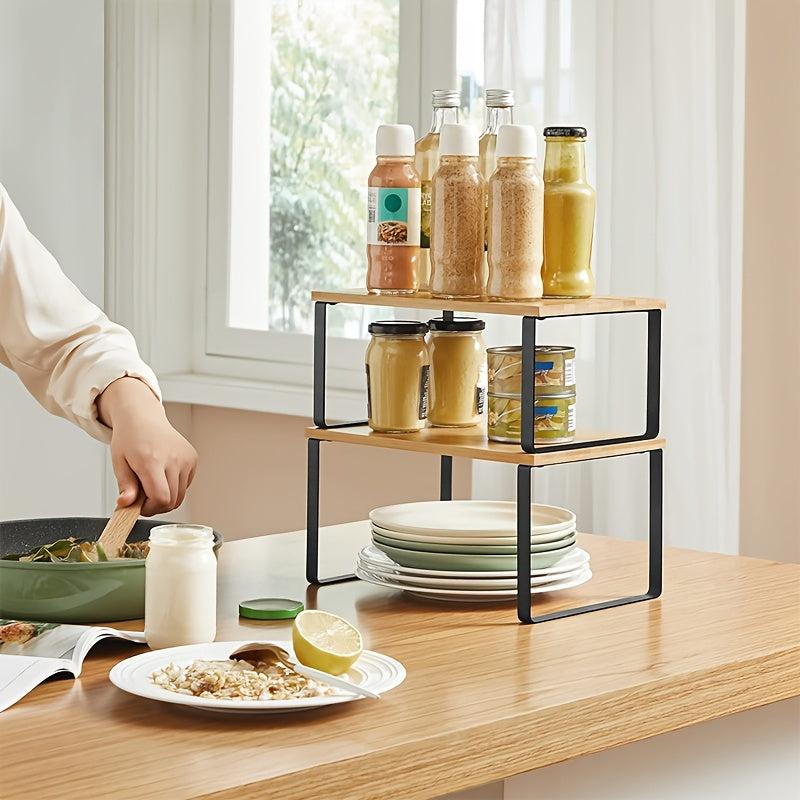 Stackable Kitchen Desk Shelves Set