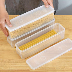 Plastic Airtight Storage Box with Fork Box for Kitchen