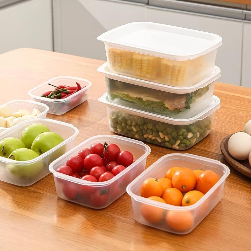 3pcs Refrigerator Storage Box Plastic Divider Bento Box