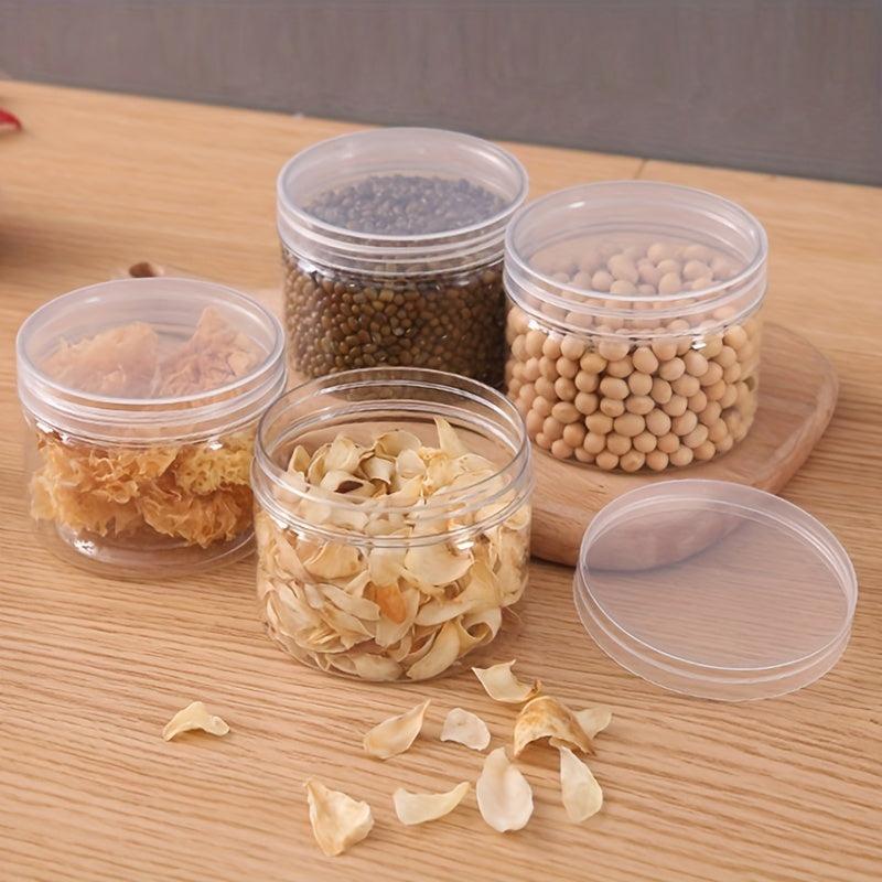 3pcs Sealed Jar Nut Storage Container for Kitchen Coffee Tea Flour Sugar Nuts