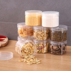 3pcs Sealed Jar Nut Storage Container for Kitchen Coffee Tea Flour Sugar Nuts