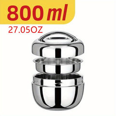 Stainless Steel Lunch Box Vacuum Insulated Double Layer Bento