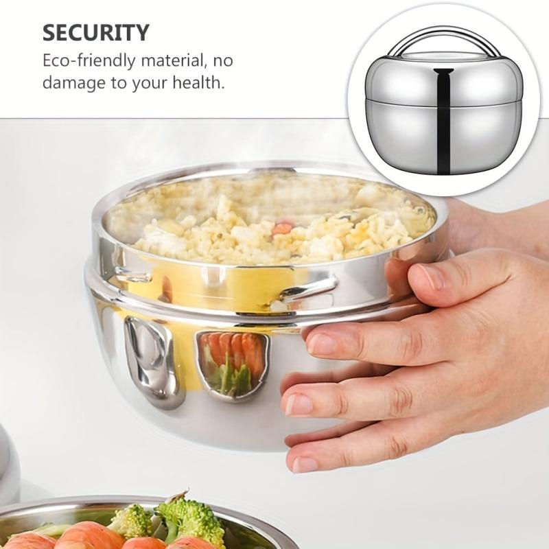Stainless Steel Lunch Box Vacuum Insulated Double Layer Bento