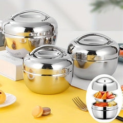 Stainless Steel Lunch Box Vacuum Insulated Double Layer Bento
