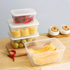 Plastic Refrigerator Storage Box Fresh Keeping Fruit Vegetable Crisper