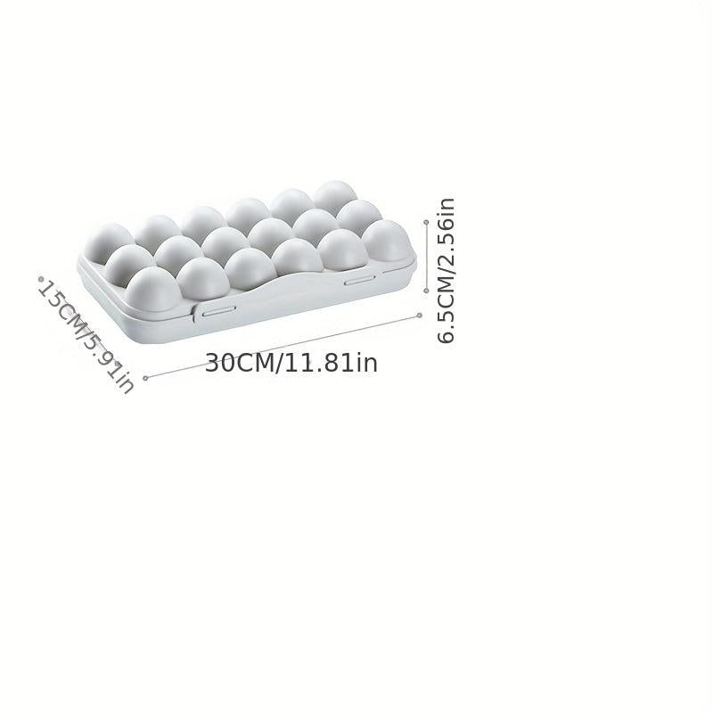 Portable Stackable Refrigerator Egg Container