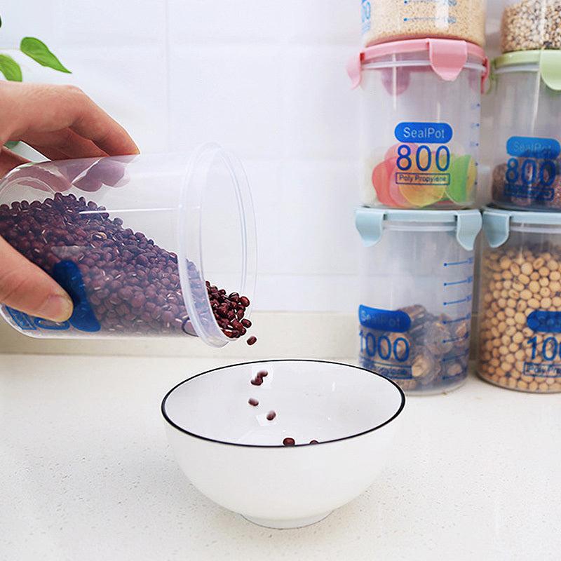 Clear Plastic Kitchen Storage Box 33 8oz Food Container