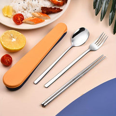 Portable Tableware Storage Box Cutlery Organizer Plastic Case Kitchen