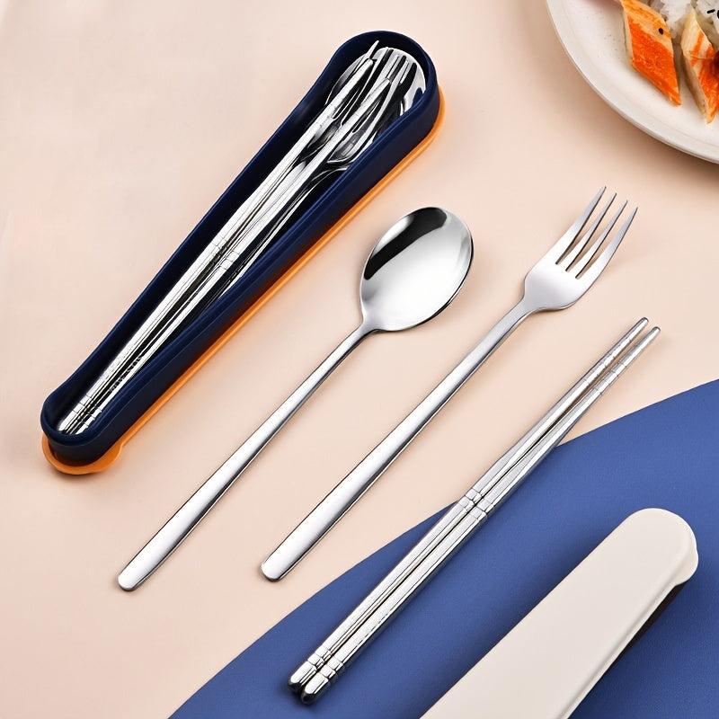 Portable Tableware Storage Box Cutlery Organizer Plastic Case Kitchen