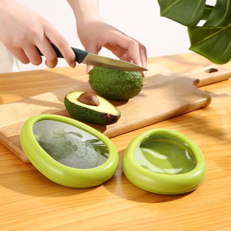 4pcs Avocado Preservation Box Food Storage Container Freshkeeping Covers