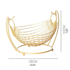 Boho Style Hammock Shaped Fruit Basket