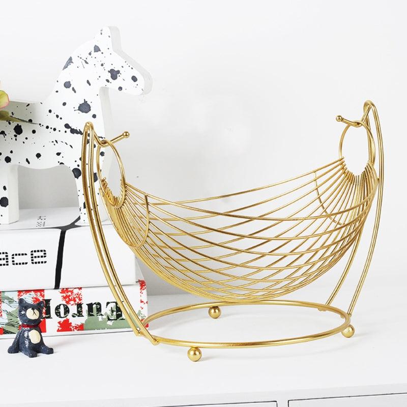 Boho Style Hammock Shaped Fruit Basket