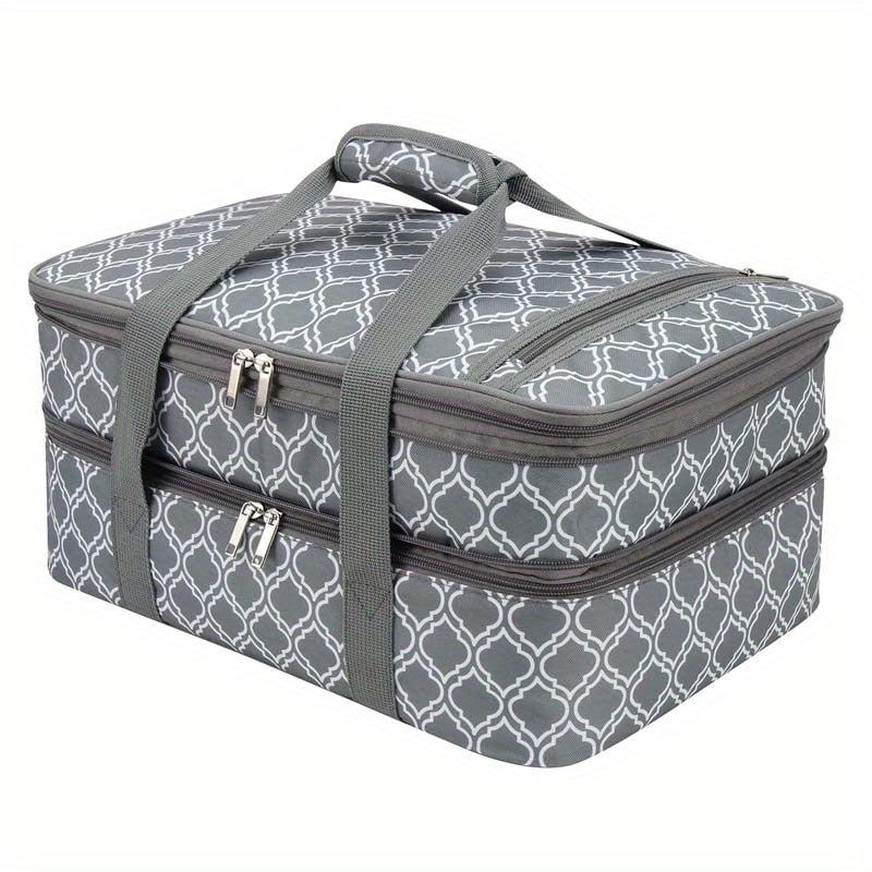 Insulated Casserole Dish Carrier Bag Food Hot Cold Travel Potluck