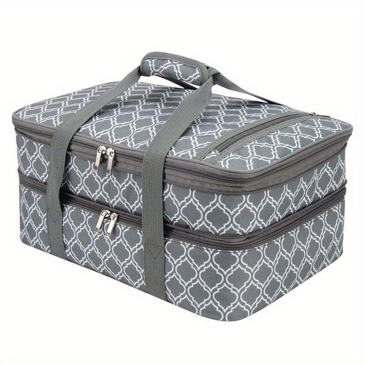 Insulated Casserole Dish Carrier Bag Food Hot Cold Travel Potluck