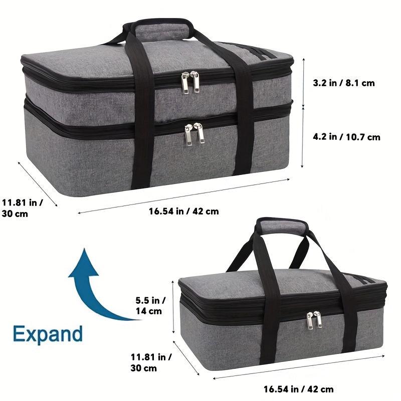 Insulated Casserole Dish Carrier Bag Food Hot Cold Travel Potluck