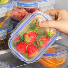 PP Transparent Refrigerator Box With Lid For Kitchen Fresh Keeping