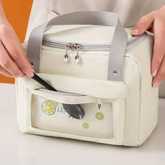 Japanese Style Bento Bag Insulated Lunch Box Outdoor Picnic Waterproof Hand Wash