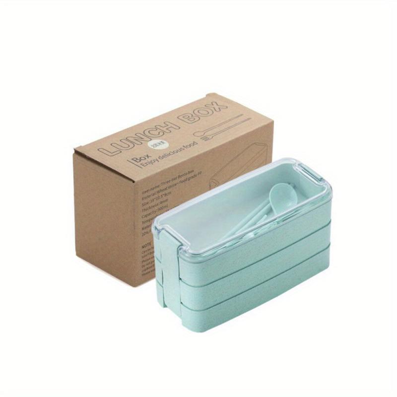 Japanese Style Three-layer Bento Box Microwave Safe Leakproof Container