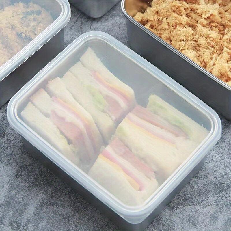 Japanese Stainless Steel Fresh-keeping Box with Lid
