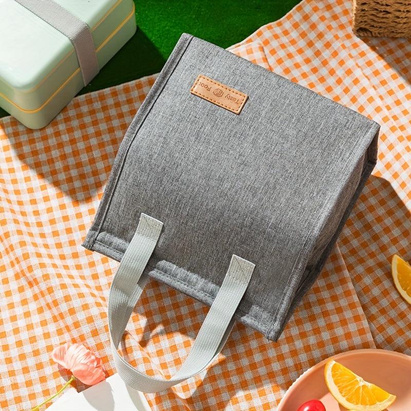 Minimalist Bento Bag Ice Pack Outdoor Picnic Lunch Box Hand Wash Insulated Conta