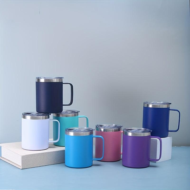 12oz Vacuum Flask Portable Thermal Bottle Stainless Steel Leakproof