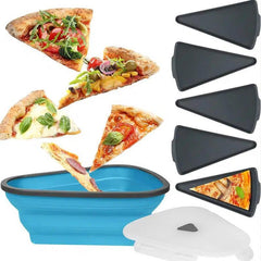 Silicone Pizza Storage Container, Set of 5 Trays